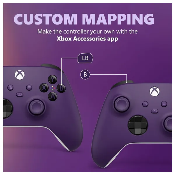 Microsoft Xbox  - Wireless Game Controller - For  Xbox Series X | S, Xbox One - Astral Purple