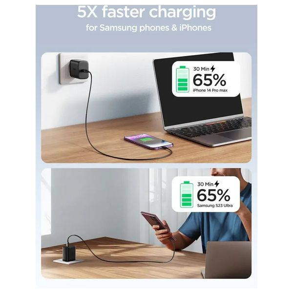 Joyroom Wall Charger - 25W - USB-C - Black