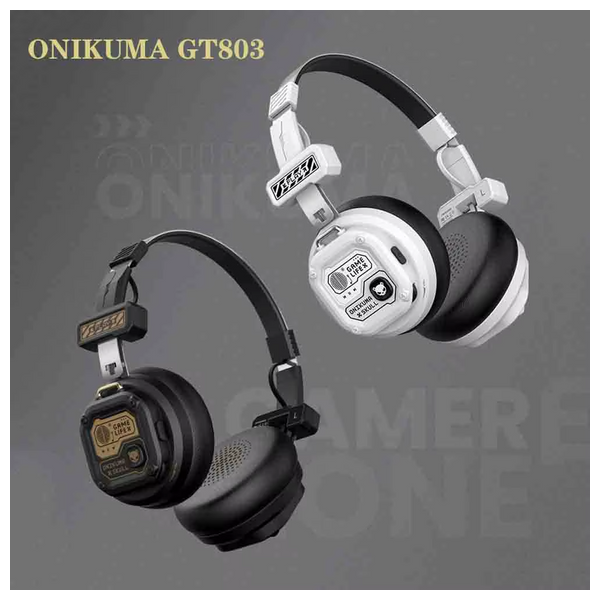ONIKUMA GT803 - Bluetooth Headphone Over Ear - Bluetooth 5.4 - Up To 50 hours - Black