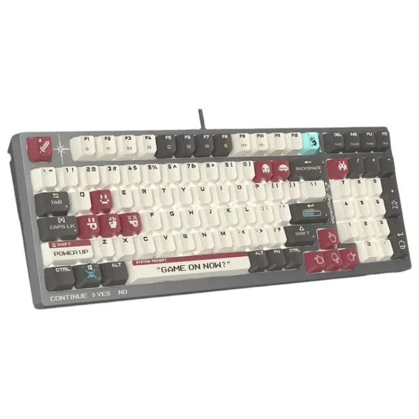 كيبورد ميكانيكي للألعاب سلكي بلودي S98 - إضاءة خلفية 10 تأثيرات - 1.8 متر