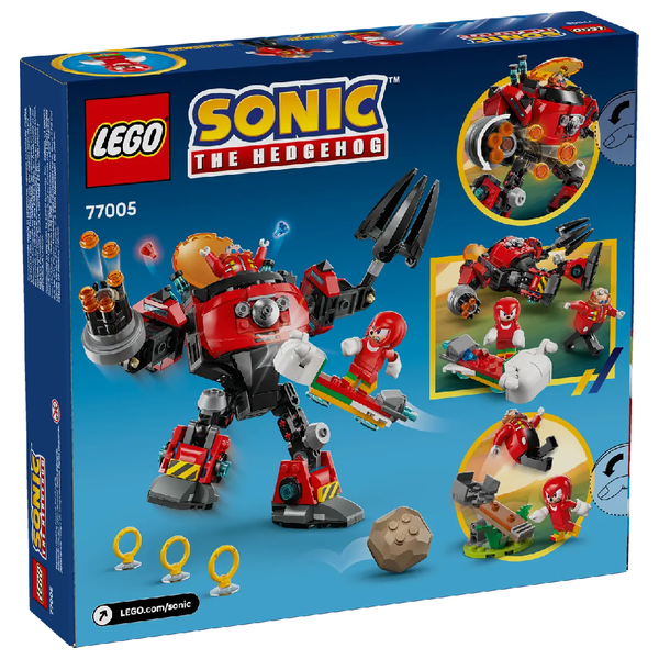Lego 77005 - Knuckles vs. Dr. Eggman Egg Crusher Mech - 350 pieces for a satisfying building and play experience