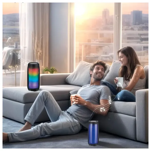  Silver Crest Enceinte - Bluetooth Speaker - Up To 2000 mAh - Black 