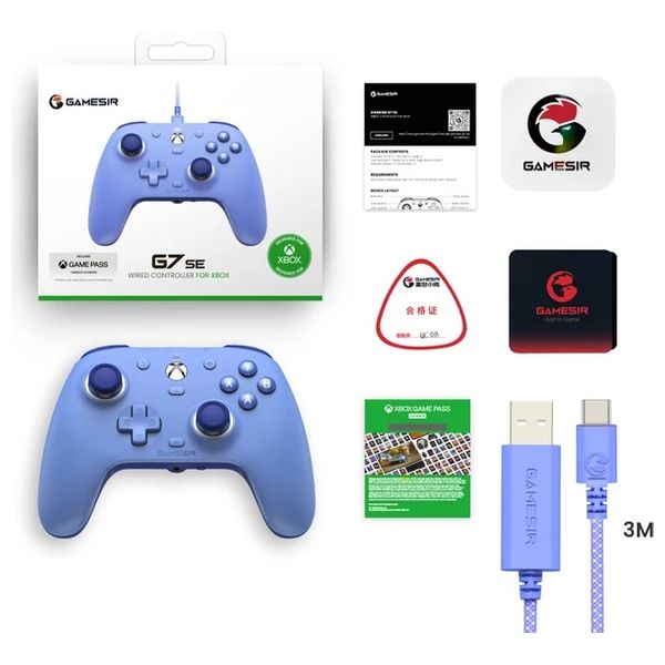 GameSir G7 SE - Wireless Game Controller - For  Xbox Series X | S, Xbox One - Blue