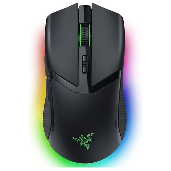  ماوس لاسلكي ريزر - Cobra Pro - زمن الاستجابة 0.2 مللي ثانية -  بطارية تعمل لمدة 170 ساعة - اضاءة RGB - اسود 