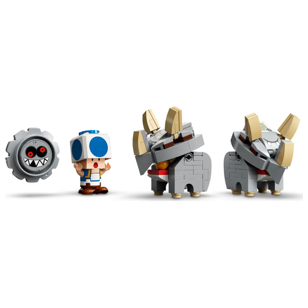 مجموعة توسعة سوبر ماريو ريزنور نوك داون ليغو 71390 - منصات دوارة تفاعلية