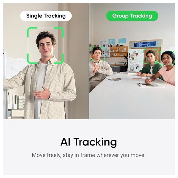 كاميرا ويب إنستا 360 لينك 2  - دقة 4K مع AI - تتبع آلي - تركيز تلقائي (PDAF) - ميكروفونات إلغاء ضوضاء (AI) - أبيض