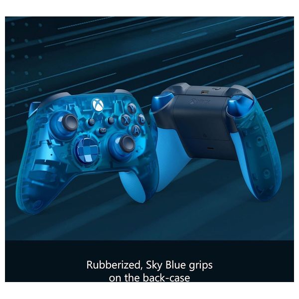  Microsoft Xbox Sky Blue Cipher Special Edition - Wireless Game Controller - For  Xbox Series X | S, Xbox One - Blue 