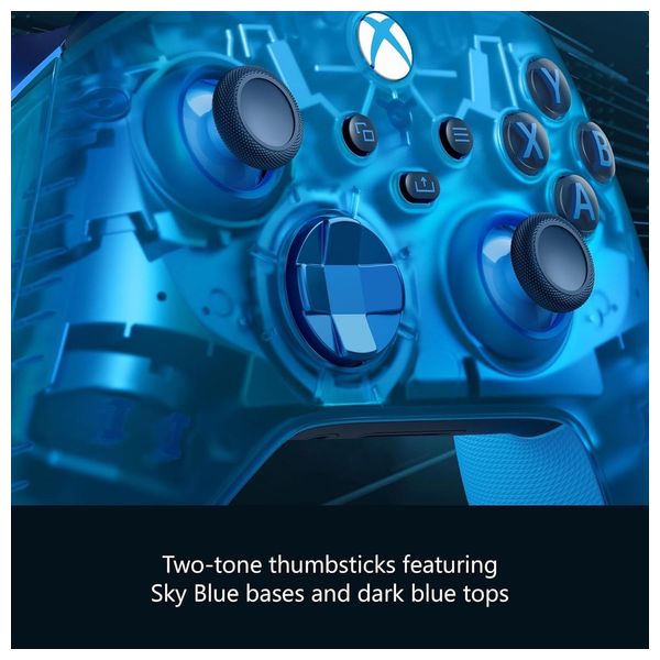  Microsoft Xbox Sky Blue Cipher Special Edition - Wireless Game Controller - For  Xbox Series X | S, Xbox One - Blue 