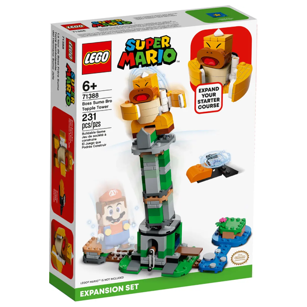 LEGO 71388 - MARIO Boss Sumo Bro Topple Tower Expansion Set - This set focuses on balance and attack skills