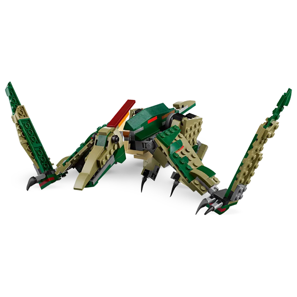 ليغو 31151 - كريتور 3 في 1: تي ريكس - ديناصور تي ريكس كبير الحجم وقابل للتحريك بالكامل - يمكن تحويله إلى ترايسيراتوبس أو بتيروداكتي