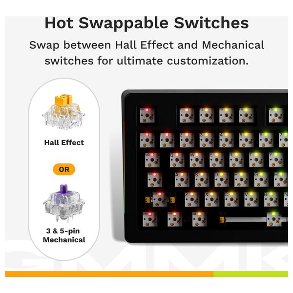  Glorious	GMMK 3- Wired Keyboard - RGB - Black 