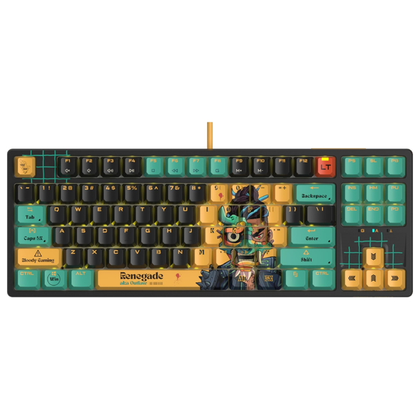  Bloody AT87 - Wired Keyboard - RGB - Yellow 