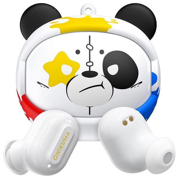 ONIKUMA Gaming In-Ear Headphones - Bluetooth 5.3 - ENC Microphone - 25 Hour Playtime - Gaming Mode - White