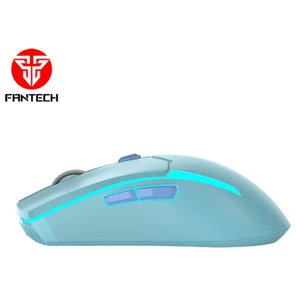 ماوس ألعاب لاسلكي فانتيك Venom II WGC2 - اتصال لاسلكي مستقر حتى 10 أمتار - 4000 نقطة في البوصة - ازرق