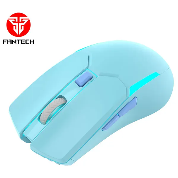 ماوس ألعاب لاسلكي فانتيك Venom II WGC2 - اتصال لاسلكي مستقر حتى 10 أمتار - 4000 نقطة في البوصة - ازرق