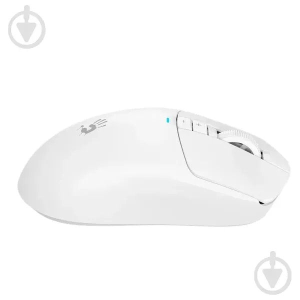 ماوس بلودي W72 لاسلكي - نطاق تشغيل 10 أمتار - DPI 50-20,000 - ابيض