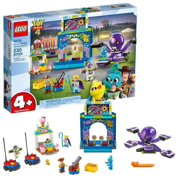  LEGO 10770 - Buzz & Woody's Carnival Mania Disney Pixar’s Toy Story 4 - Recreate a vibrant and exciting carnival experience 