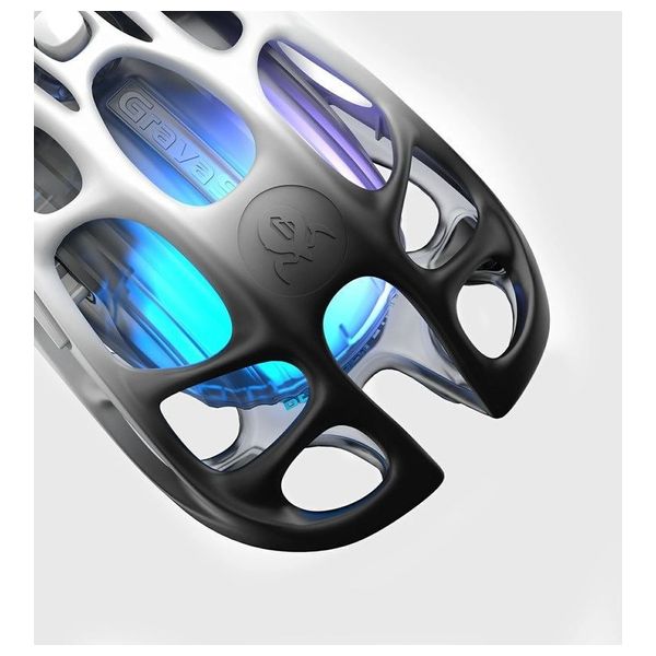 Gravastar M1 Pro Gaming Mouse - Wireless - RGB - 5 Programmable Buttons - White