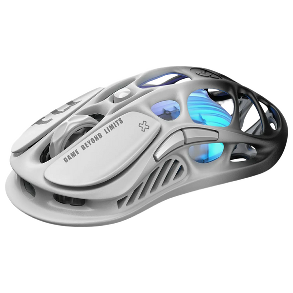 Gravastar M1 Pro Gaming Mouse - Wireless - RGB - 5 Programmable Buttons - White