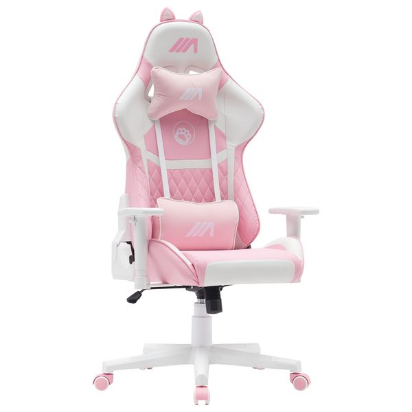  كرسي ألعاب آري غيمينغ AG كيتي - تصميم فاخر ومريح - قابل للإمالة حتى 180° - وردي - AG-CHAIE-PK01 