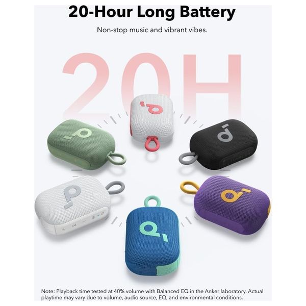   Anker Soundcore Select 4 Go - Bluetooth Speaker - Up To 20 hours - White 