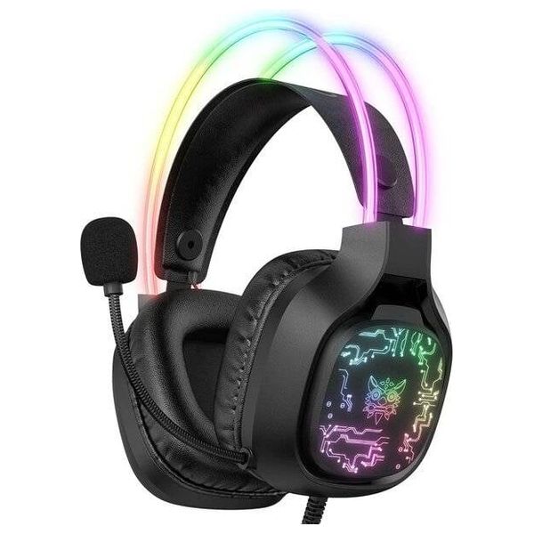  ONIKUMA X22  - Wired Headphone Over Ear - RGB - 1.8m - Black 