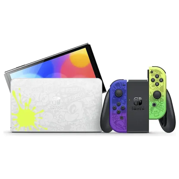  Nintendo Switch Splatoon 3 Edition - Gaming Device - 7-inch OLED screen - 64 GB - Portable & High-Performance - Yellow 