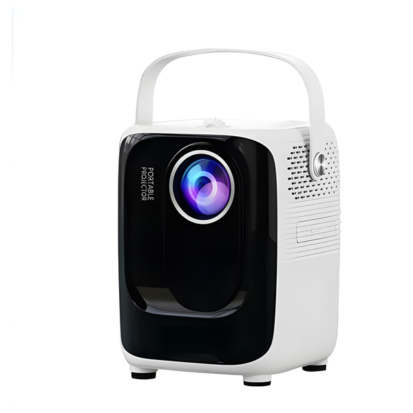Ari Gaming S10 5G Smart Projector - Full HD 1080p Resolution - 4K Support - 5G Wi-Fi Connectivity - 800 ANSI Brightness - White