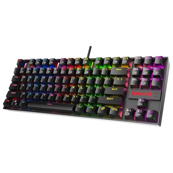  كيبورد ميكانيكي Redragon Kumara K552 RGB - مفاتيح Red Switches - إطار معدني 