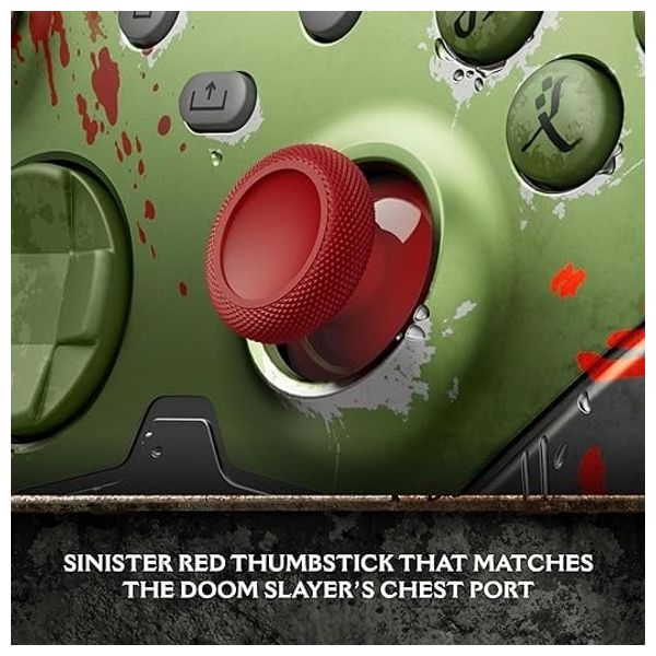 وحدة تحكم ألعاب لاسلكية مايكروسوفت إكس بوكس ​​دوم ذا دارك إيجز - إصدار خاص - لأجهزة إكس بوكس ​​سيريس إكس | إس، إكس بوكس ​​ون - اخضر