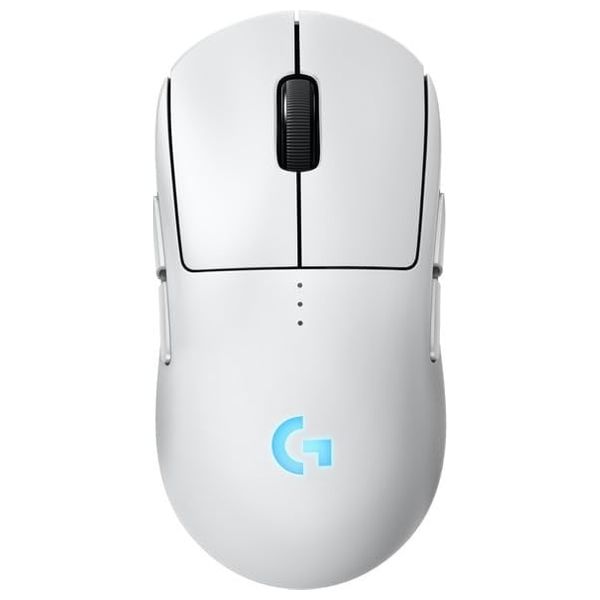 Logitech P2 Gaming Mouse - Wireless - Customizable Side Buttons - HERO 2 Sensor - 100 to 44,000 DPI - White