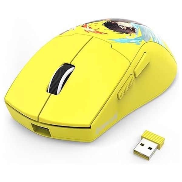  ماوس ألعاب ريدراجون ماكس أنمي M918  - لاسلكي - 5 أزرار قابلة للبرمجة - أسود 