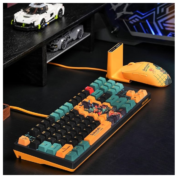  Bloody AT87 - Wired Keyboard - RGB - Yellow 