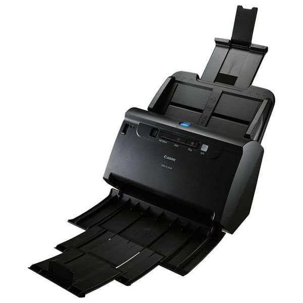  Canon DR-C230 Document Scanner - 60 Sheet Capacity - 30 ppm/60 ipm Scan Speed ​​- 600 dpi Resolution - Black 