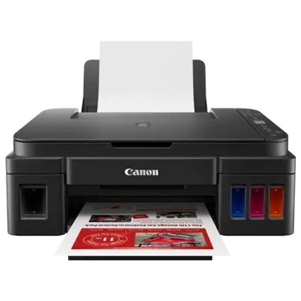 طابعة كانون نافثة للحبر الكل في واحد ملونة – PIXMA G3410 – واي فاي – اسود