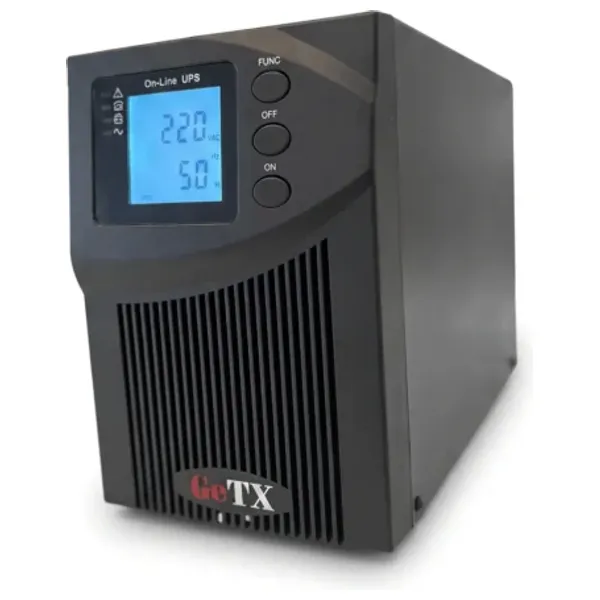  Getx Online UPS - 1000VA - 800W - Black 