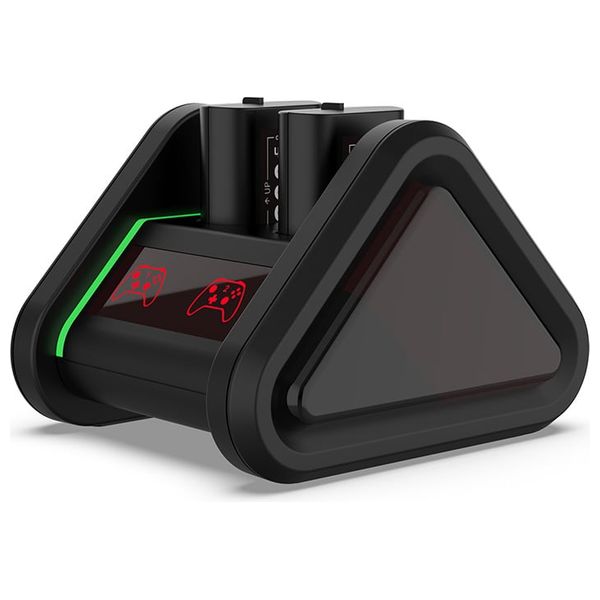  Dobe - Rechargeable Battery Packs and charger Station - For Xbox Controller - Black 