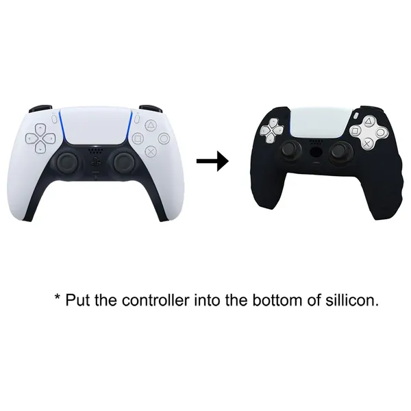  Lucky Fox LF0513 Controller Glove - PlayStation 5 - Provides a comfortable and secure grip - Improves control and accuracy - Black 