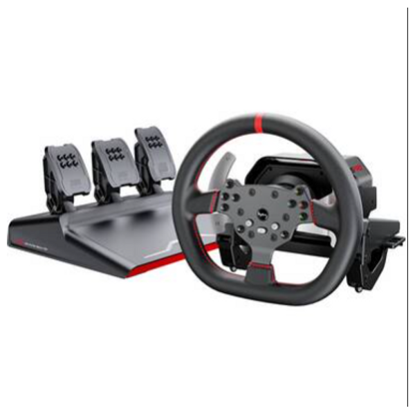 PXN V10 PRO - Direct Drive Gaming Steering Wheel 270°/900° - with Pedals - Black