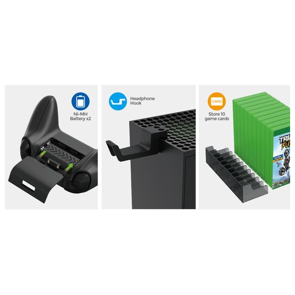  Dobe - Multifunctional Charging Dock - For Xbox Series X - Black 