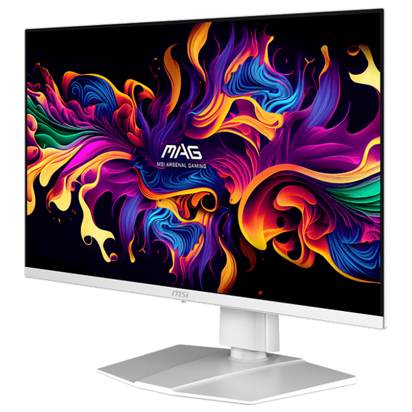 شاشة حاسبة ام اس اي 27-انج - سرعة الاستجابة 0.03 ملي ثانية - 280 هرتز - QD-OLED  - ابيض