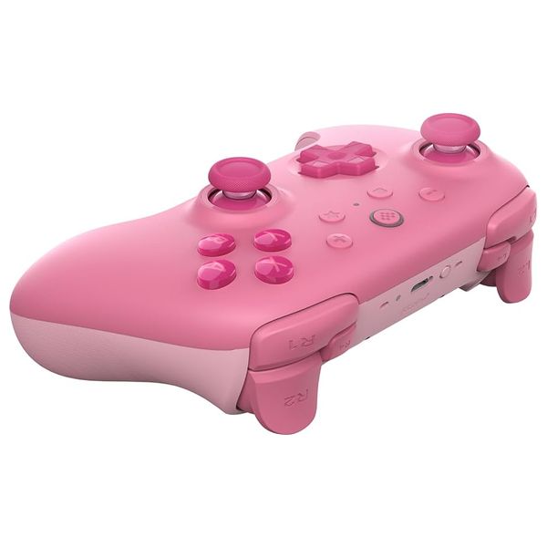  وحدة تحكم سلكية ولاسلكية ايت بِت دو التمايت 2سي - 8bitdo - لأجهزة نينتندو سويتش والكمبيوتر - وردي 