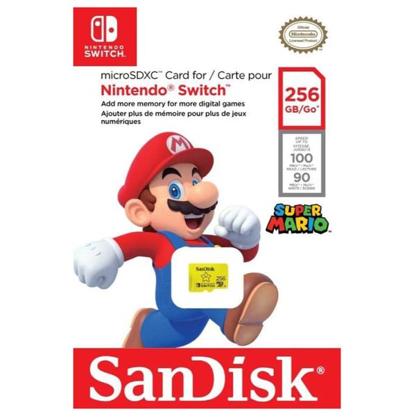  بطاقة ذاكرة سان ديسك microSDXC - بسعة 256 جيجابايت 