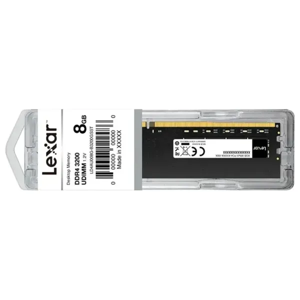  ذاكرة رام للابتوب ليكسار - 8 جيجابايت DDR4 - بتردد 3200 ميجاهرتز - اسود 