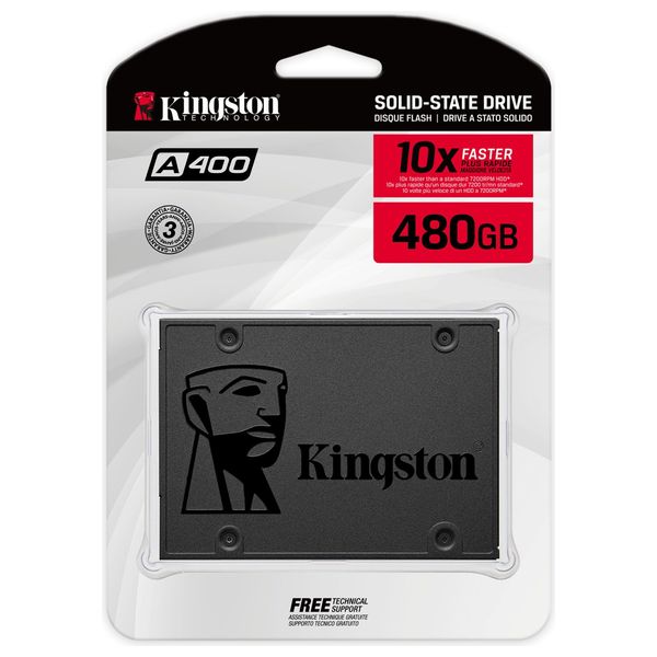 Kingston Internal SSD SA400S37 - 480GB