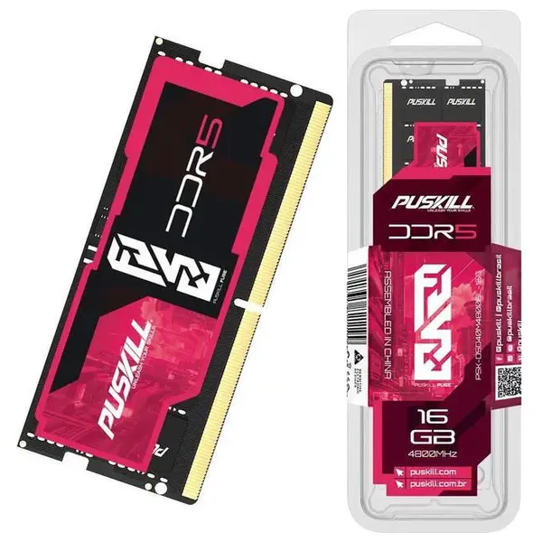  ذاكرة رام لابتوب بـوسكل 16 كيكابايت DDR5 بتردد 4800 ميكاهرتز 