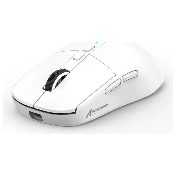  Attack Shark X6 - Wireless Gaming Mouse - Up To 200 hour - 26000 DPI - White 