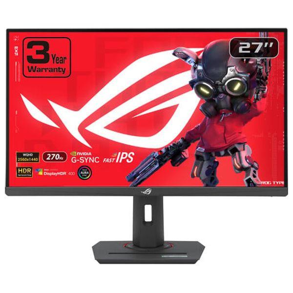  شاشة العاب اسوس ROG Strix XG27ACMG - بشاشة 27-انج QHD, معدل التحديث 270 هيرتز - زمن الاستجابة 1 مللي ثانية - أسود 