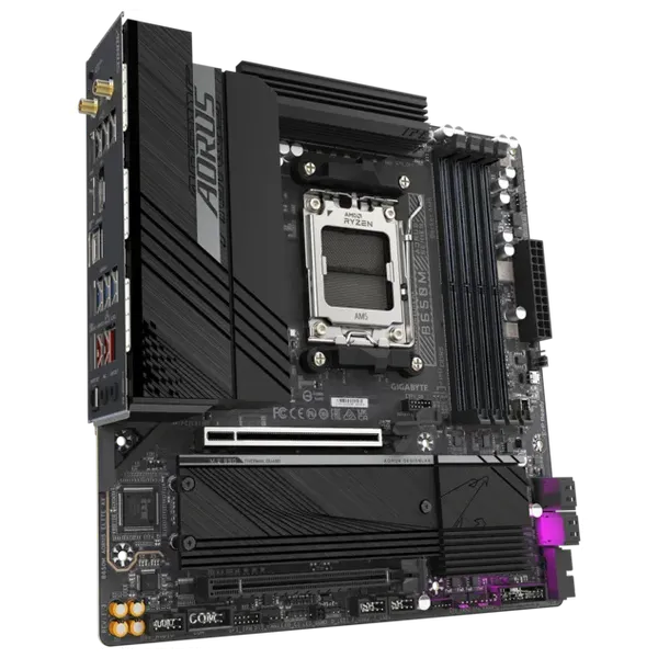  جيجابايت B650M AORUS Elite AX 1.0 AMD AM5 ATX Intense Black 