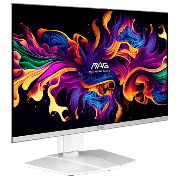 شاشة حاسبة ام اس اي 27-انج - سرعة الاستجابة 0.03 ملي ثانية - 280 هرتز - QD-OLED  - ابيض